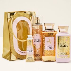 Bath & Body Works In The Stars Gift Set - Pink & Gold
